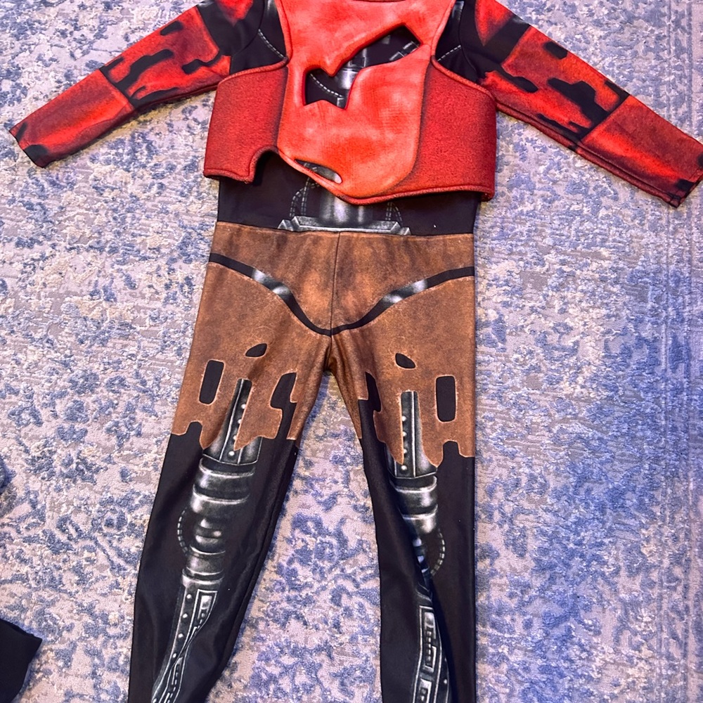 Kids Red and Black Costume